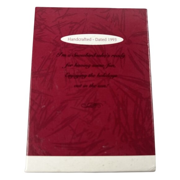 Hallmark Keepsake Ornament Snowbird Traveler Goose With Sunglasses Camera & Hat - Picture 7 of 7